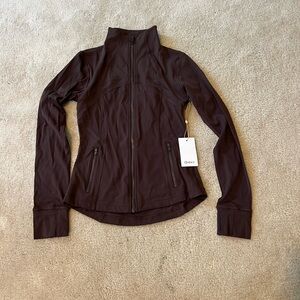 Quince Women's Dark Brown Slim Fit Jacket